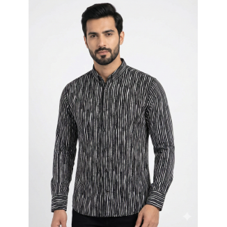 CAMISA SLIM HOMBRE,VTL-LINES,ALGODÓN/ELASTÁN.
