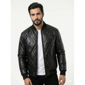 CAZADORA HOMBRE BOMBER NEGRA,PRESTIGE,100%POLIESTER.