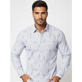 CAMISA HOMBRE SLIM, MANGA...