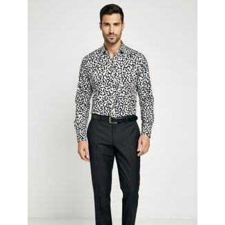CAMISA SLIM HOMBRE,TONS,ALGODÓN/ELASTÁN.